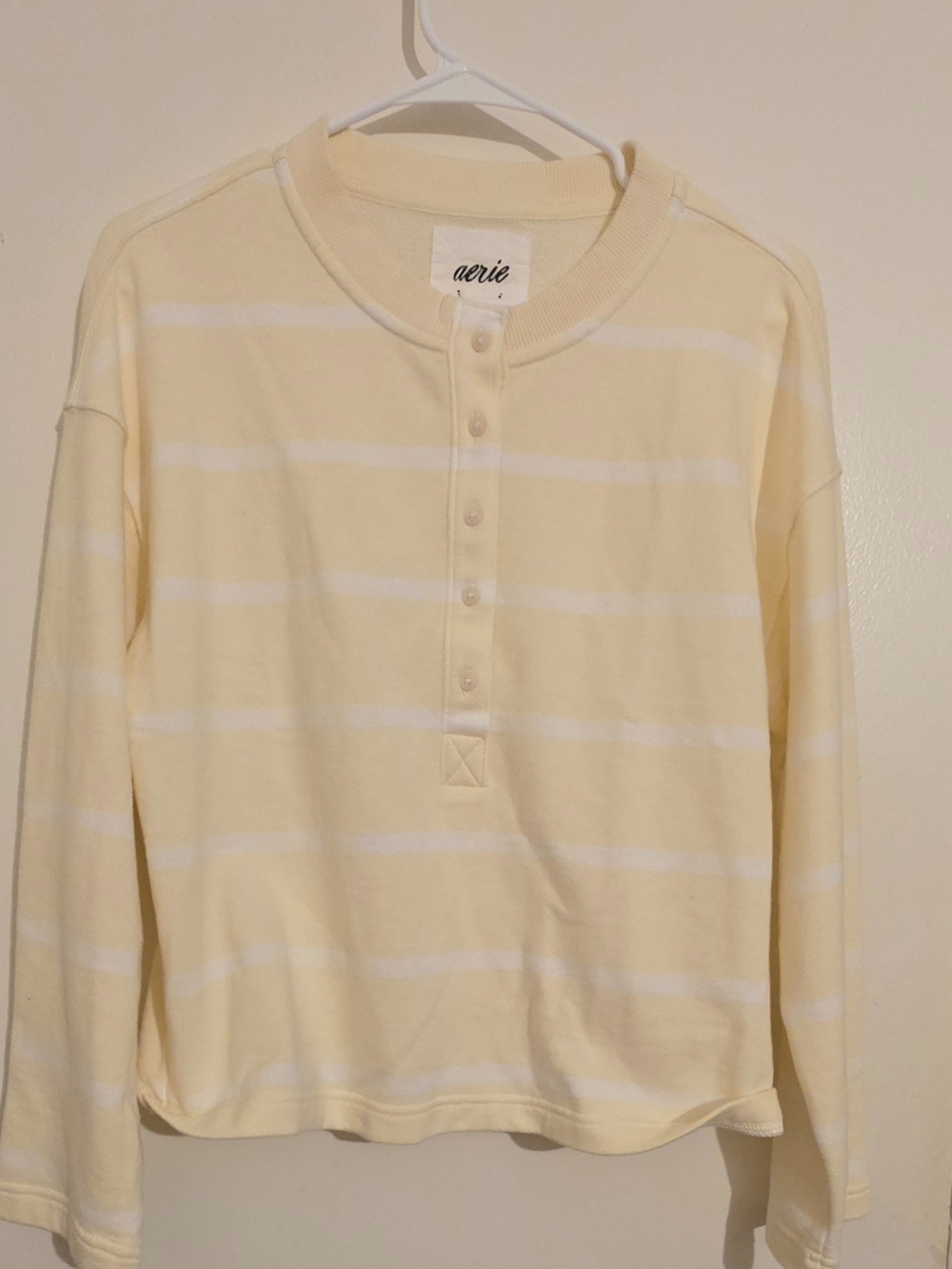 XS Aerie Alumni Henley Sweatshirt